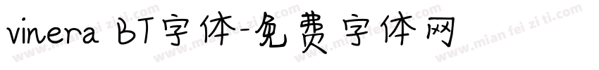 vinera BT字体字体转换